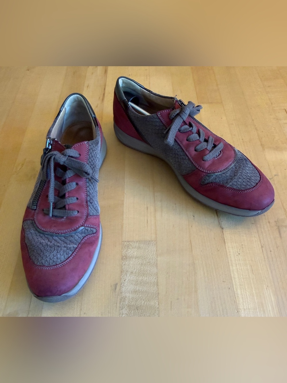 Hartjes 🇦🇹 Nubuck Leather Sport Comfort Walking Shoes Zipper 9 Style #39162
